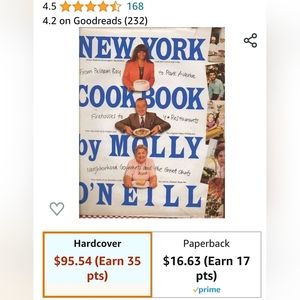 New York Cook Book by Molly O'Neill, hardcover